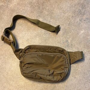 Offline by Aerie Khaki Belt Bag